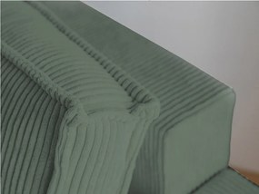 Fotoliu cu taburet SMART SET, verde inchis