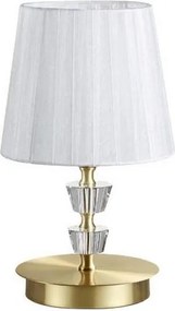 Ideal Lux - Lampă de masă cu cristale PEGASO 1xE14/28W/230V aurie