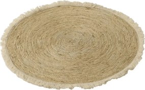 Covor rotund natural VELOR ⌀ 70 cm, bej