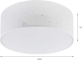Brilagi - Plafonieră SIRIJA MODERN 2xE27/60W/230V Ø 35 cm albă