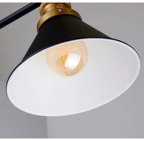 Aplică de perete neagră din metal Fundo – Candellux Lighting