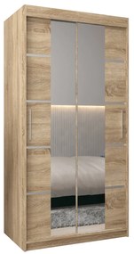 Dulap de haine 120 cm Verika 4 120 (stejar sonoma). 1064272