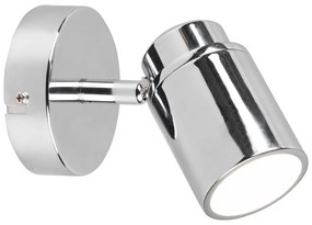 Spot argintiu lucios din metal 10x9 cm Angelo – Trio