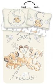 Disney Regele Leu Best Friends lenjerie de pat pentru copii 100×135cm, 40×60 cm