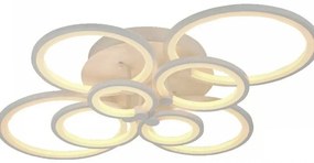 Lustra Led, Opt Cercuri, Alba, Esn 6626 -8 Wh, 296w