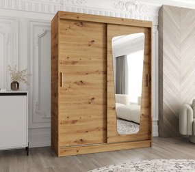 Dulap de haine 150 cm Mokka (Stejar artisan). 1126027