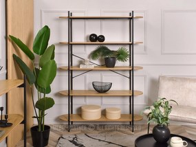 Raft Linde (stejar + negru). 1111370