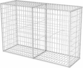 vidaXL Coș gabion, 150 x 50 x 100 cm, oțel galvanizat