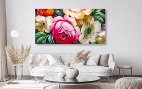 Tablou lumea viu colorată a florilor