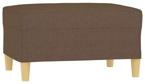349274 vidaXL Taburet, maro, 70x55x41 cm, material textil