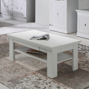 Masa cafea Encanto, 1100 x 450 x 600 mm., Pin alb