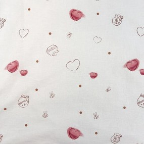 Lenjerie de pat pentru copii albă din bumbac pentru pătuț 100x135 cm WTP "Birthday party" – Jerry Fabrics