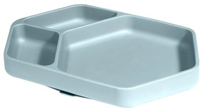 Farfurie pentru copii albastră din silicon 16x25 cm – Kindsgut