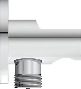 Cot de iesire dus cu suport Ideal Standard Multisuite crom lucios