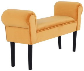 Bancă, catifea Velvet, maro-miere/negru, BURDA