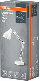 Osram - lampă de birou DESK LINE 1xE27/11W/230V albă