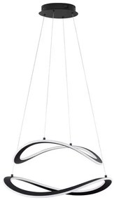 Lustra LED suspendata Celestia negru