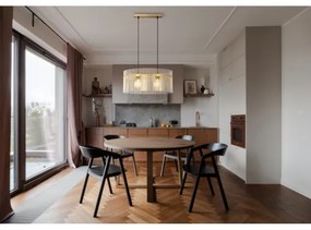 Lustră pe cablu Globo 15698H3M GORLEY 2xE27/60W/230V auriu