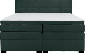Pat boxspring, 200x200, verde, APRIL