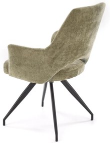 Scaun rotativ K542 stofa olive