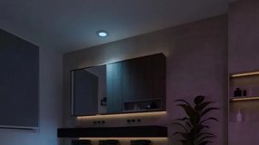 Philips - Set de 2 corpuri de iluminat LED RGBW dimabile pentru baie, încastrate Hue SLIM LED/8,3W/230V IP44