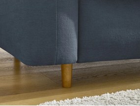 Canapea albastru-închis pentru dormitul zilnic/extensibilă 220 cm Cocoone – Bobochic Paris