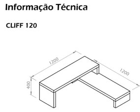 Masă TV reglabilă TemaHome Cliff Walnut, alb