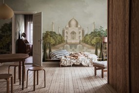 Fototapet, Palace Garden, Green, Rebel Walls