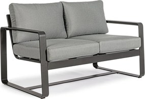 Canapea de grădină gri din aluminiu Merrigan – Bizzotto