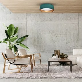 Plafonieră LED RONDO LED/18W/230V verde