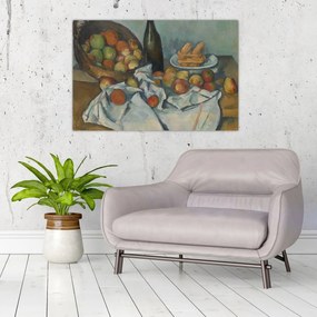 Tablou - Paul Cezanne, The Basket of Apples, reproducere (90x60 cm)