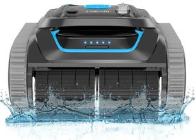 Robot curatare piscine fara fir Wybot S1, 80W, Li-Ion 6400 mAh, Pana la 120 m², 6 moduri, SMART, Autonomie pana la 200 min, Auto-parcare, Auto-revers, IPX8, Negru