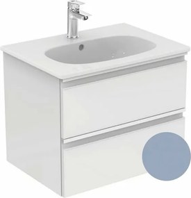 Set dulap suspendat si lavoar Ideal Standard Tesi mdf albastru 60 cm