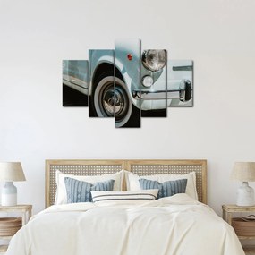 Tablou - mașina retro Fiat (150x105 cm)