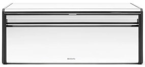 Cutie pentru paine Brabantia Fall Front 646848, 18 L, 46.5x25 cm, Montare pe perete, Inox