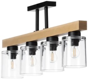 Lustră aplicată RUSTIC RADIANCE 4xE27/60W/230V