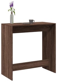 vidaXL Masă de bar, stejar maro, 102x50x103,5 cm, lemn prelucrat