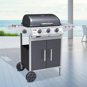 Grătar BBQ pe gaz cu arzător lateral Avenberg BOSTON