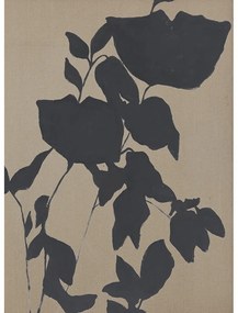 Tablou pictat manual 90x120 cm Fortuna Black - Malerifabrikken