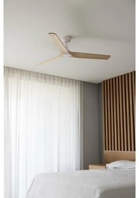 FARO 33810WT - Ventilator tavan HEYWOOD L lemn/alb pr. 132 cm WT + DO