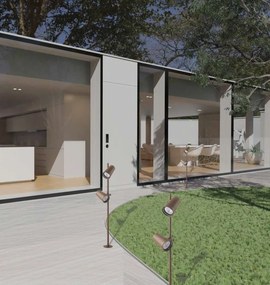 Proiector LED pe baza iluminat exterior decorativ IP54 Petra