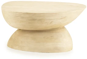 Masuta de cafea Cobble din lemn natur 75x59x35 cm