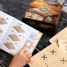 Puzzle mecanic 3D din lemn Pyramid EscapeWelt