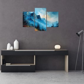 Tablou - Pictura munților (90x60 cm)