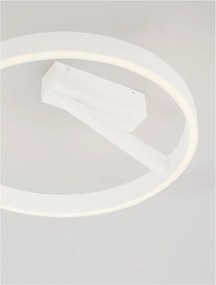 Plafoniera circulara aluminiu alb LED CCT ADALIZ 50cm