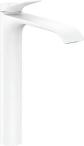 Baterie lavoar inalta Hansgrohe Vivenis 250 cu ventil Pop-Up alb mat