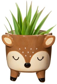 Ghiveci decorativ din piatră pictată manual Deer – Sass &amp; Belle