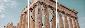 Tablou - Akropolis antic (cu ceas) (90x30 cm)
