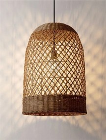 Lustra/Pendul ratan design natural SOLITA maro