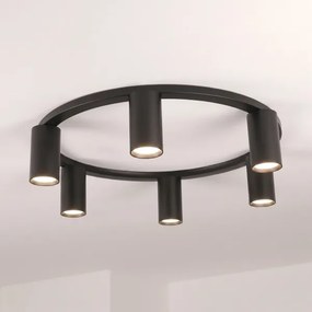 BRILAGI - Plafonieră SELE 6xGU10/30W/230V negru